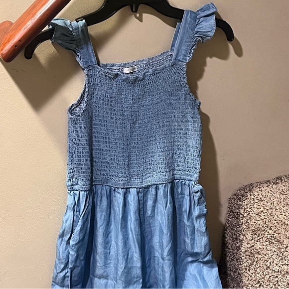 Tahari Other - Tahari Girl Blue Ruffled Kids Dress